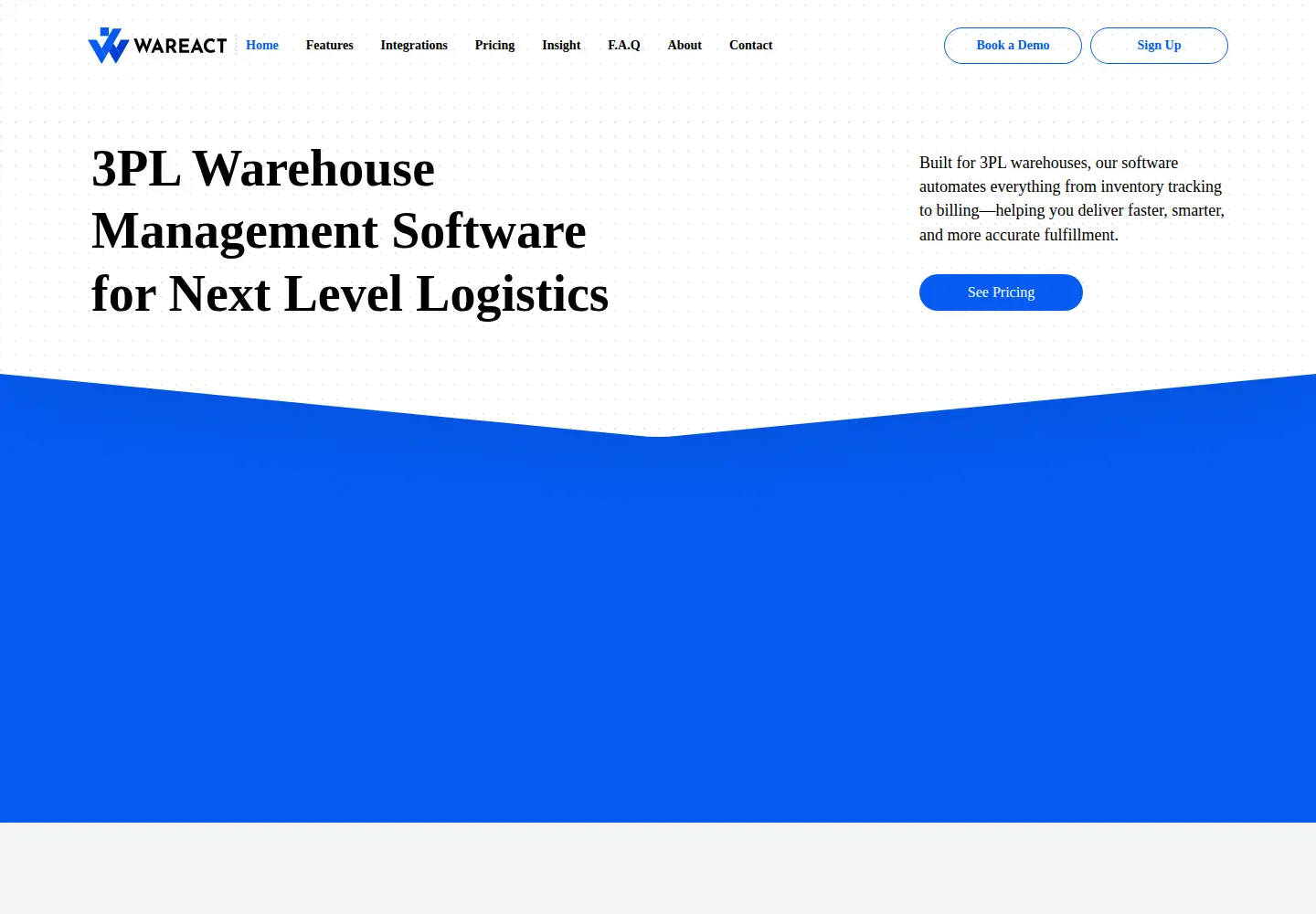 Screenshot of wareact.com