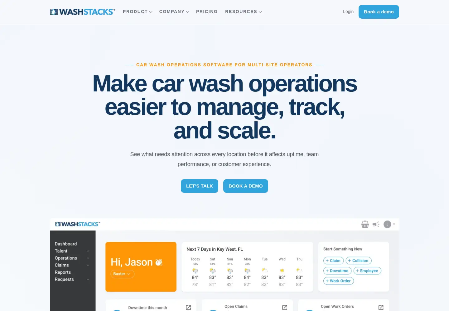 Screenshot of washstacks.com