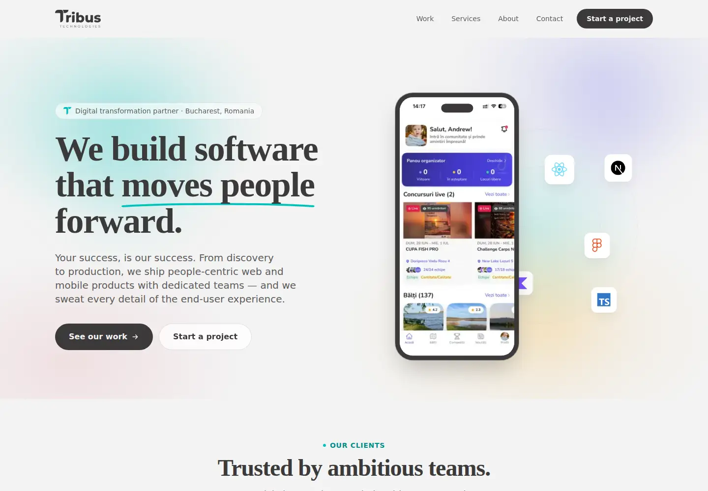 Screenshot of wearetribus.com