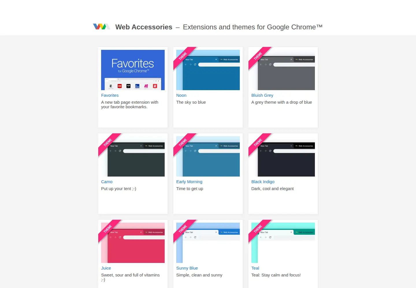 Screenshot of web-accessories.com
