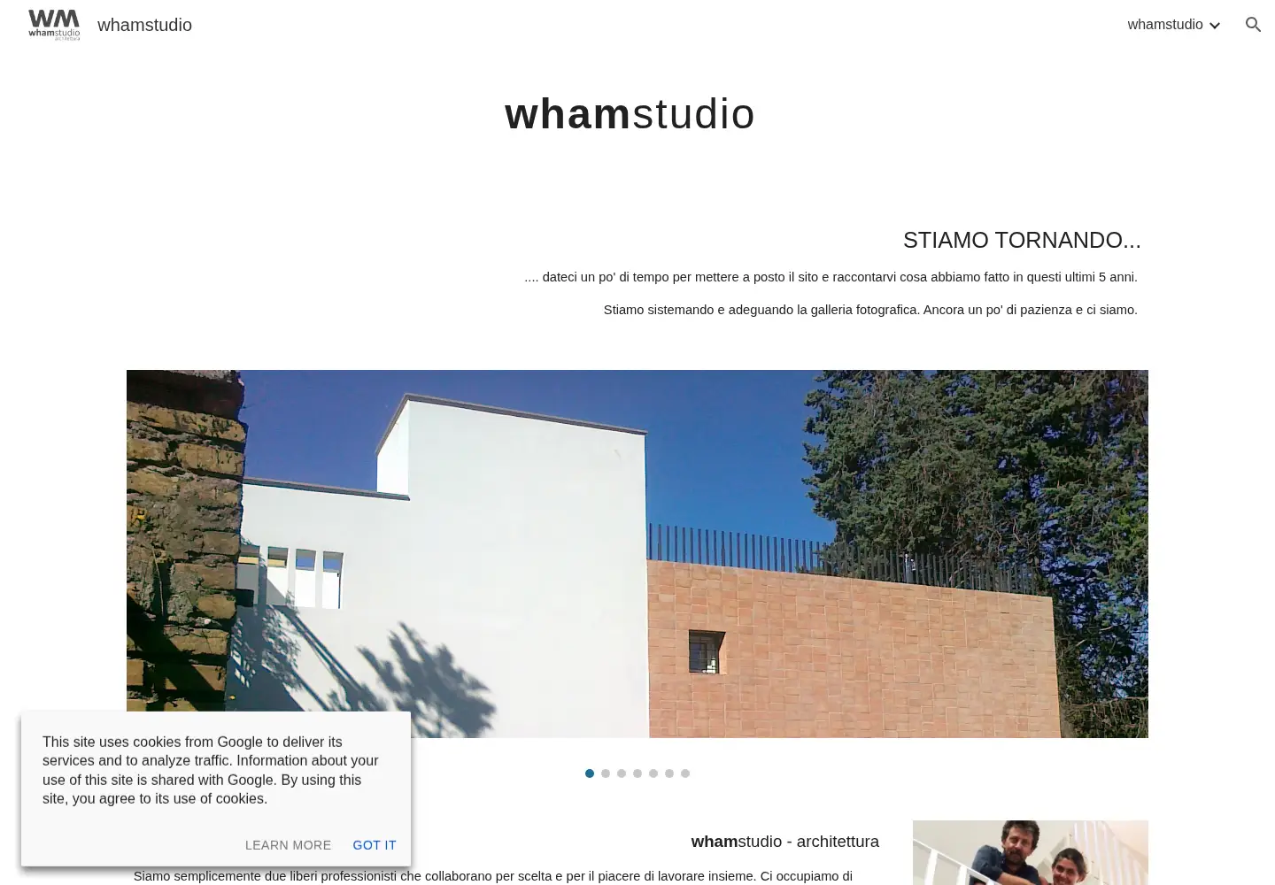 Screenshot of whamstudio.com
