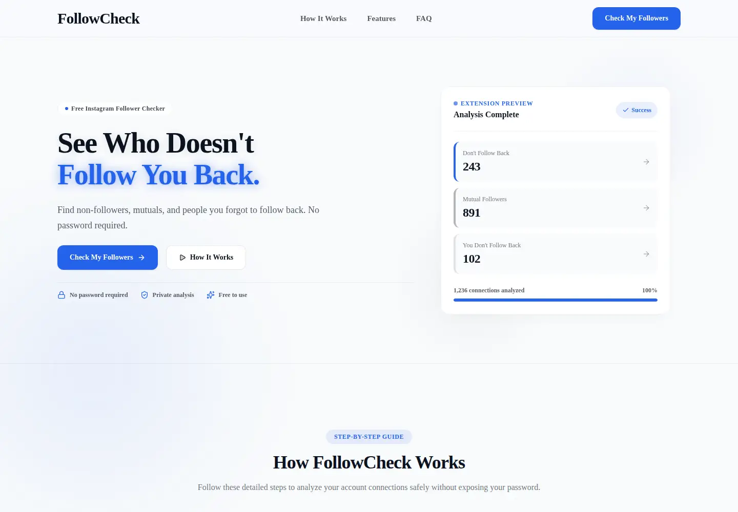 Screenshot of whofollowsback.com