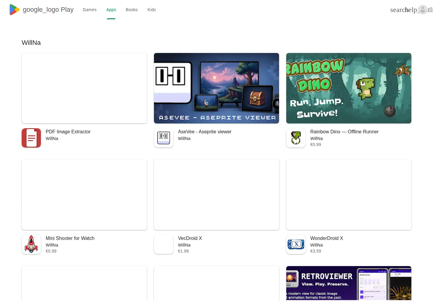 Screenshot of willna.com