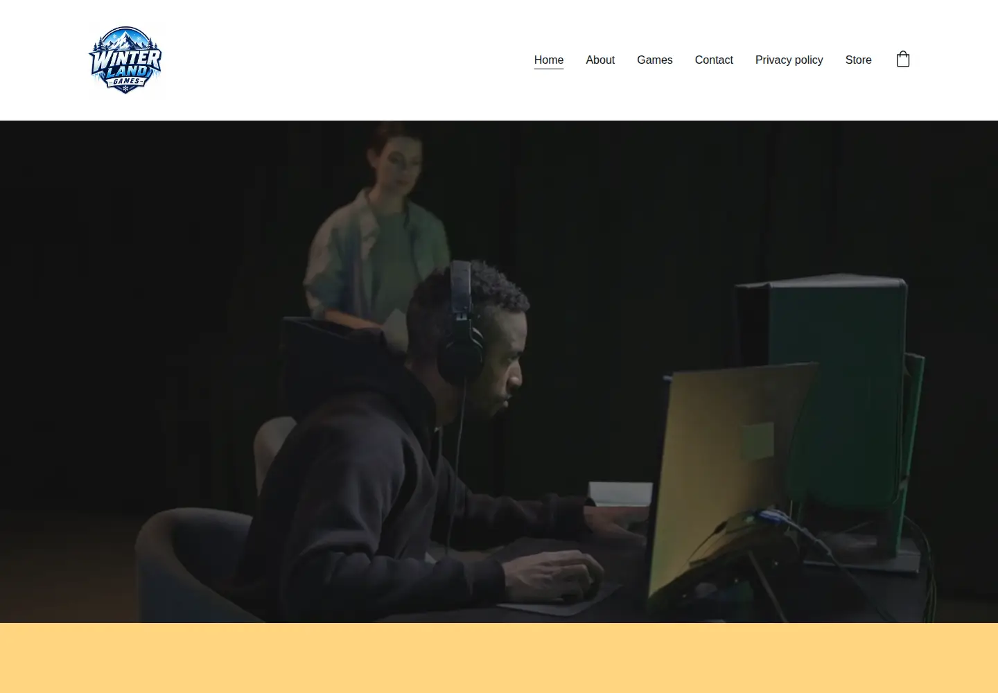 Screenshot of winterlandgames.com