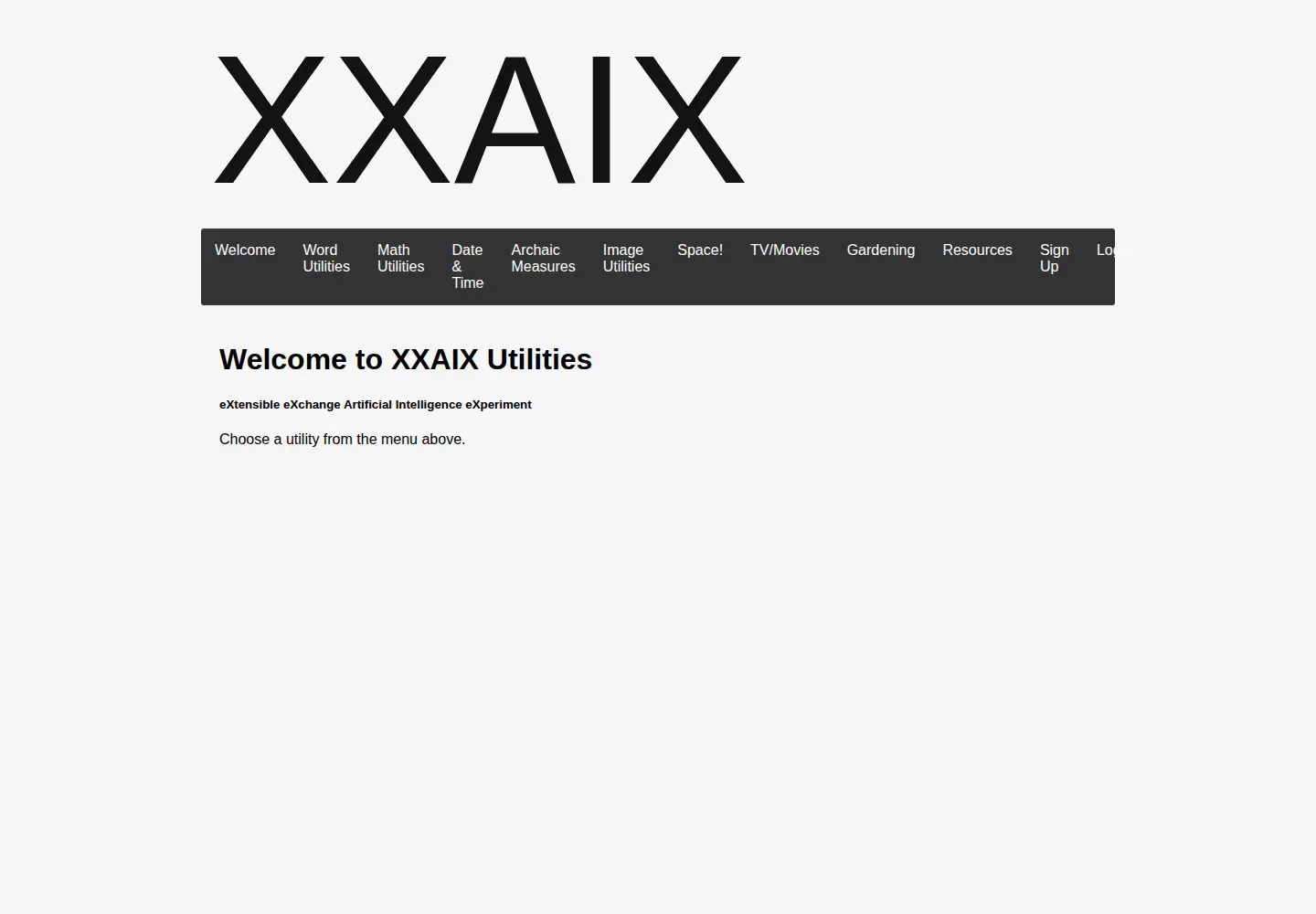 Captured homepage of xxaix.com in the current scan