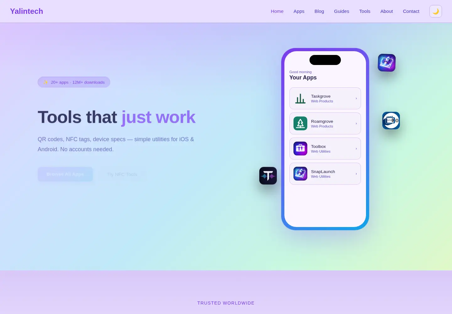 Screenshot of yalintech.com