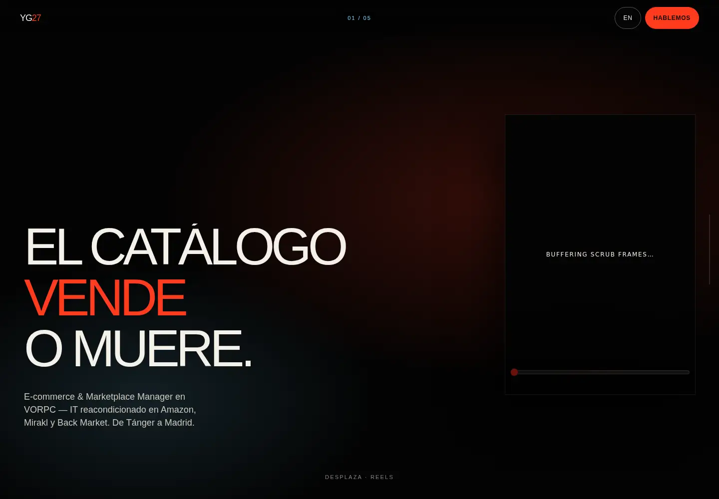 Screenshot of yassergnabou.com