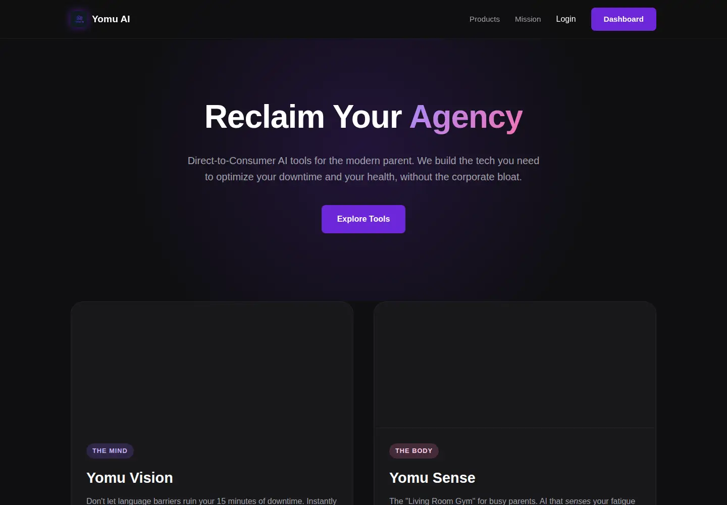 Screenshot of yomu-ai.com