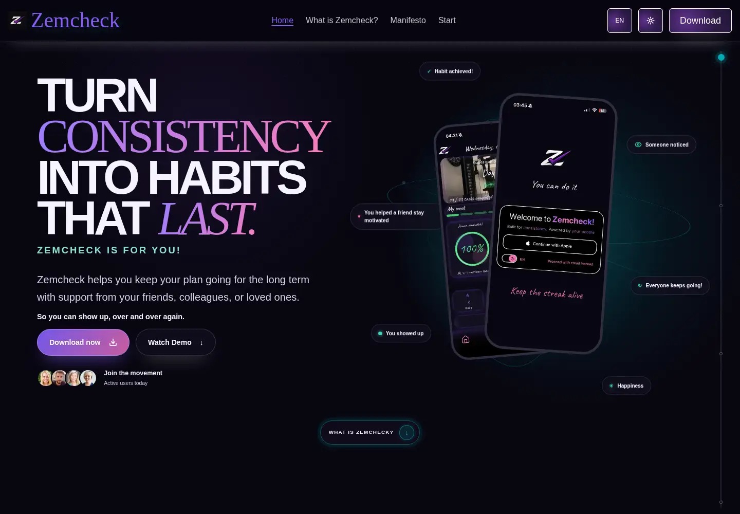 Screenshot of zemcheck.com
