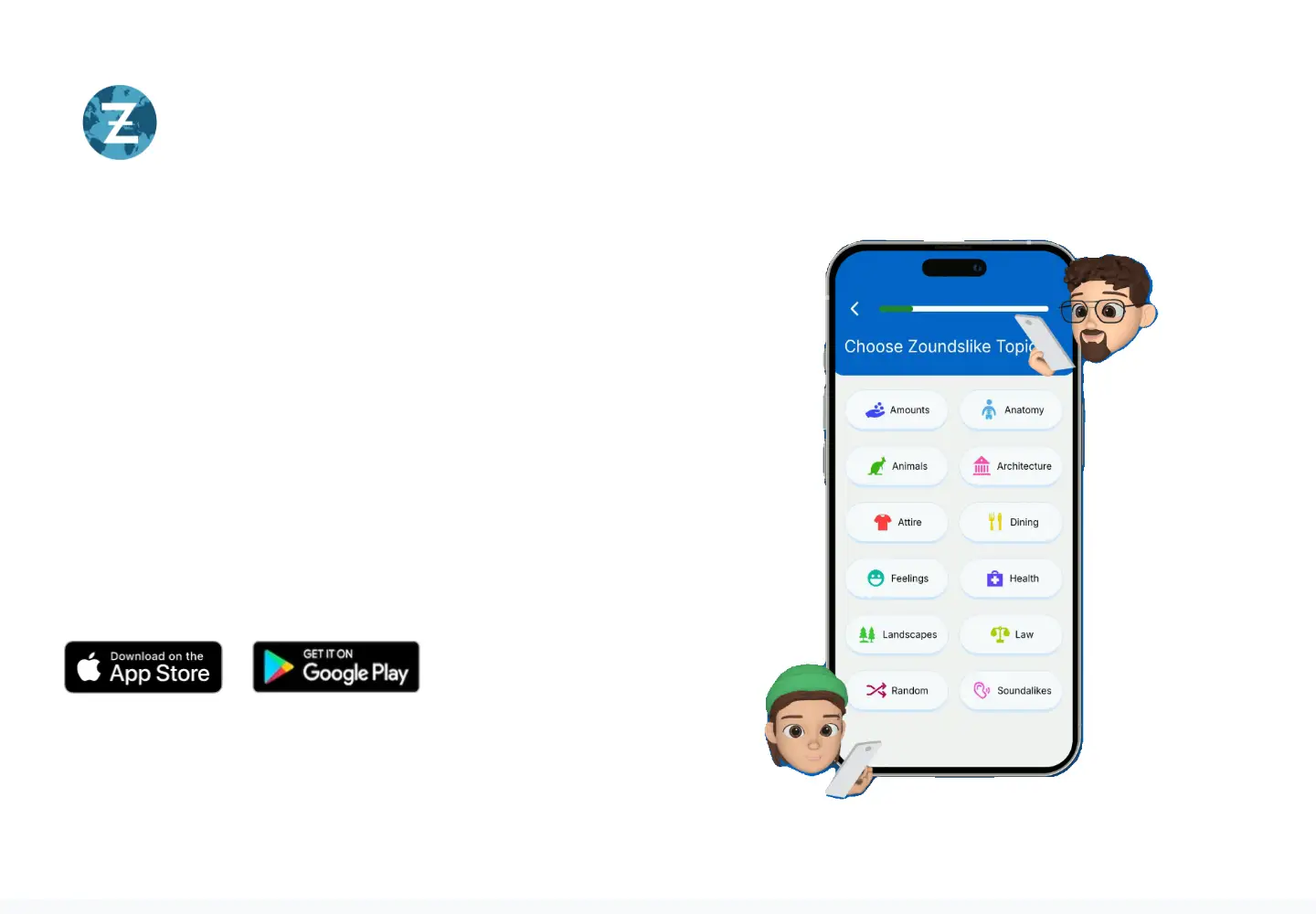 Screenshot of zoundslike.com
