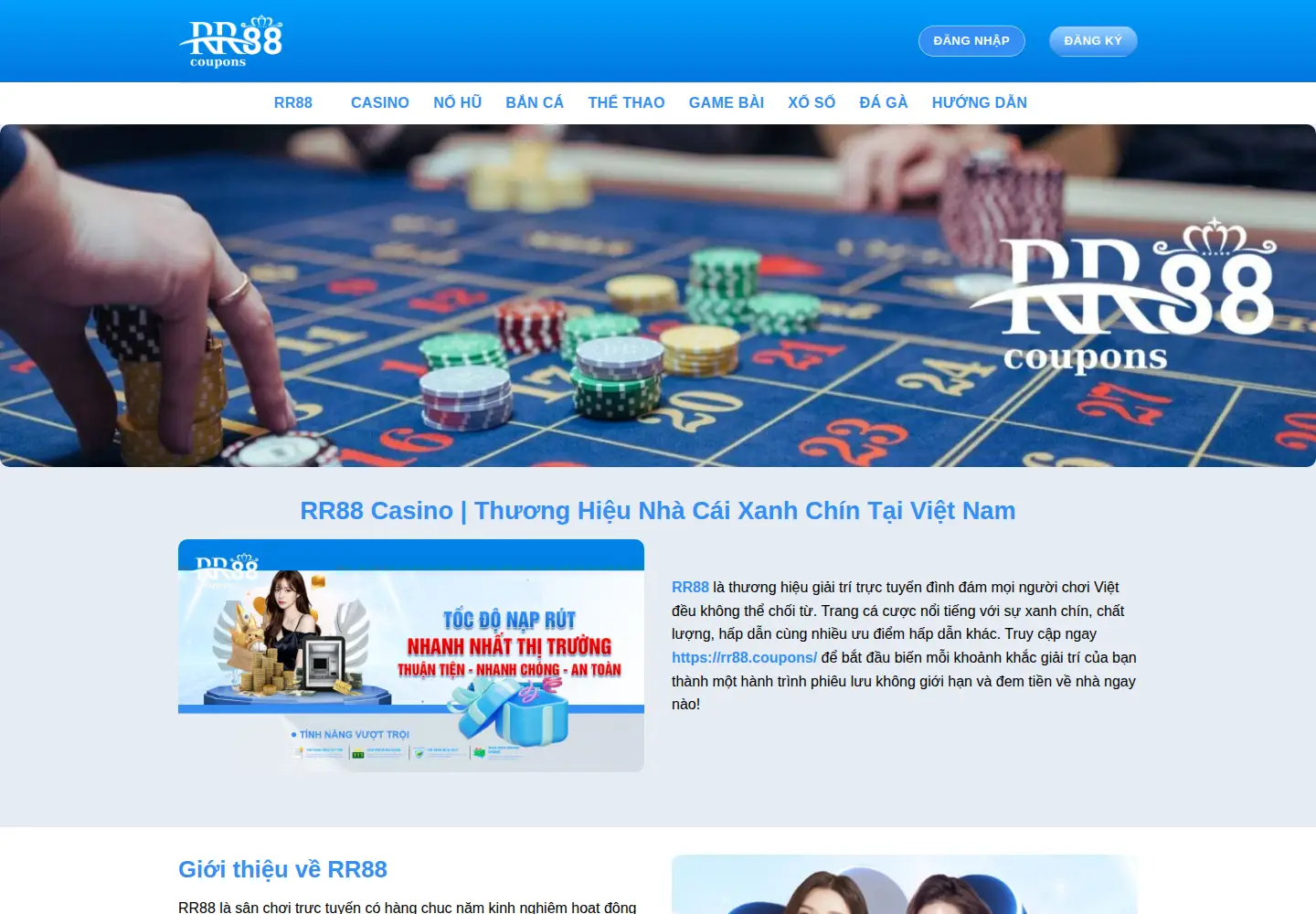 Captured homepage of rr88.coupons in the current scan