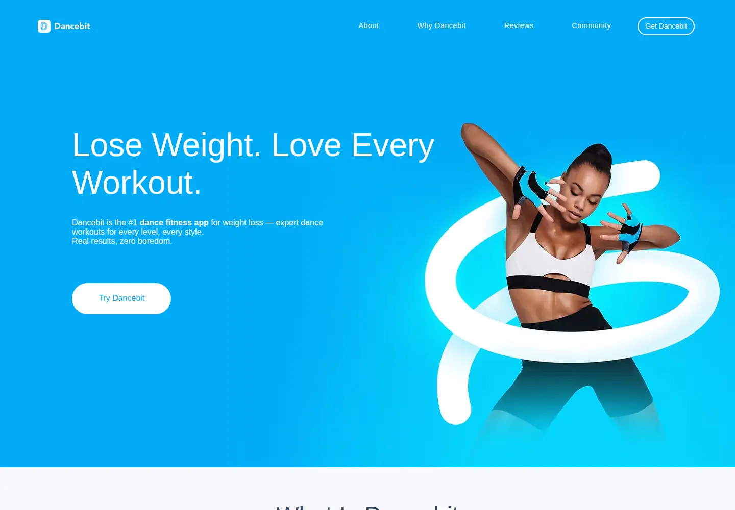 Screenshot of dancebit.dance