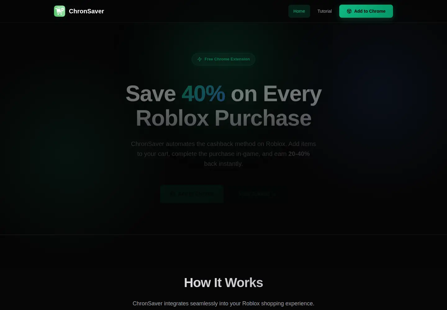 Screenshot of chronsaver.de