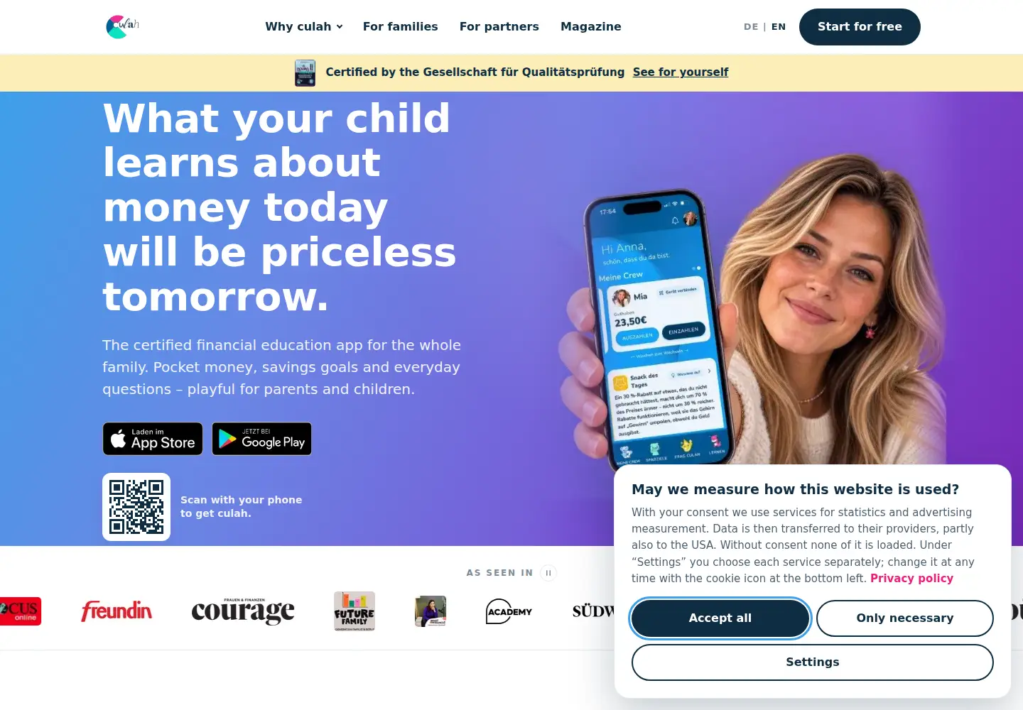 Screenshot of culah.de