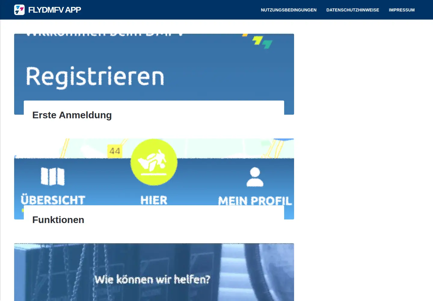 Screenshot of flydmfv.de
