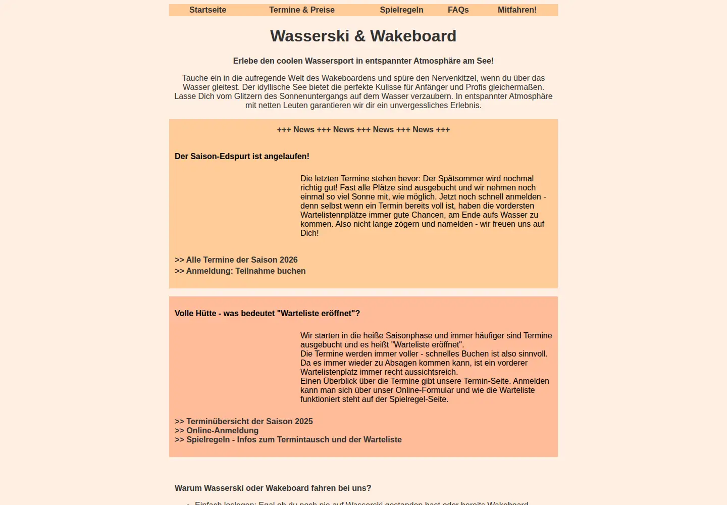 Screenshot of waketiv.de