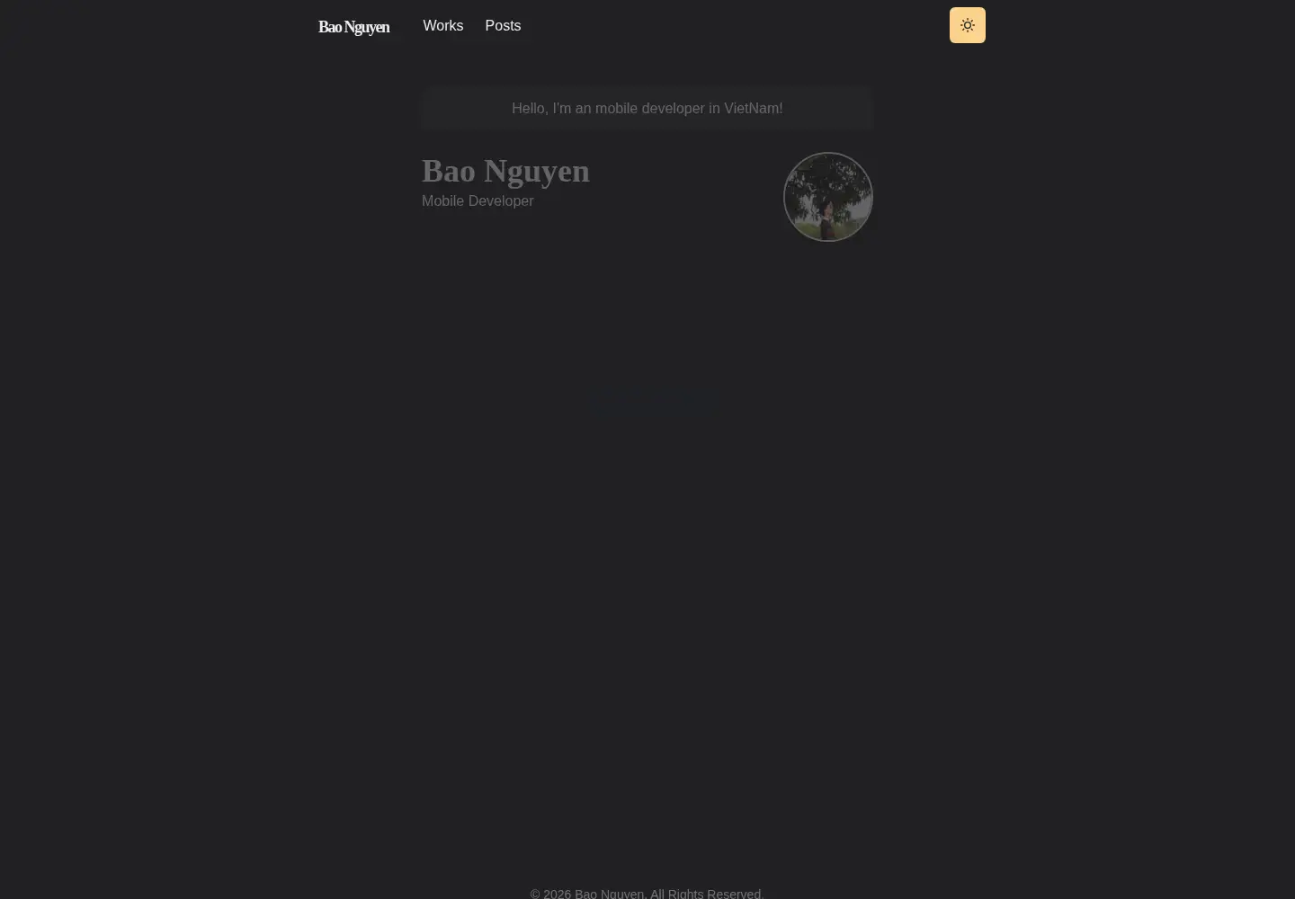 Screenshot of baontq.dev