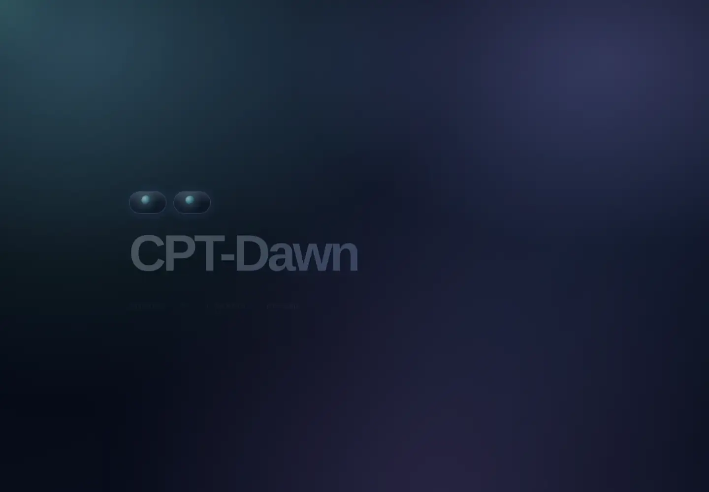 Captured homepage of cptdawn.dev in the current scan
