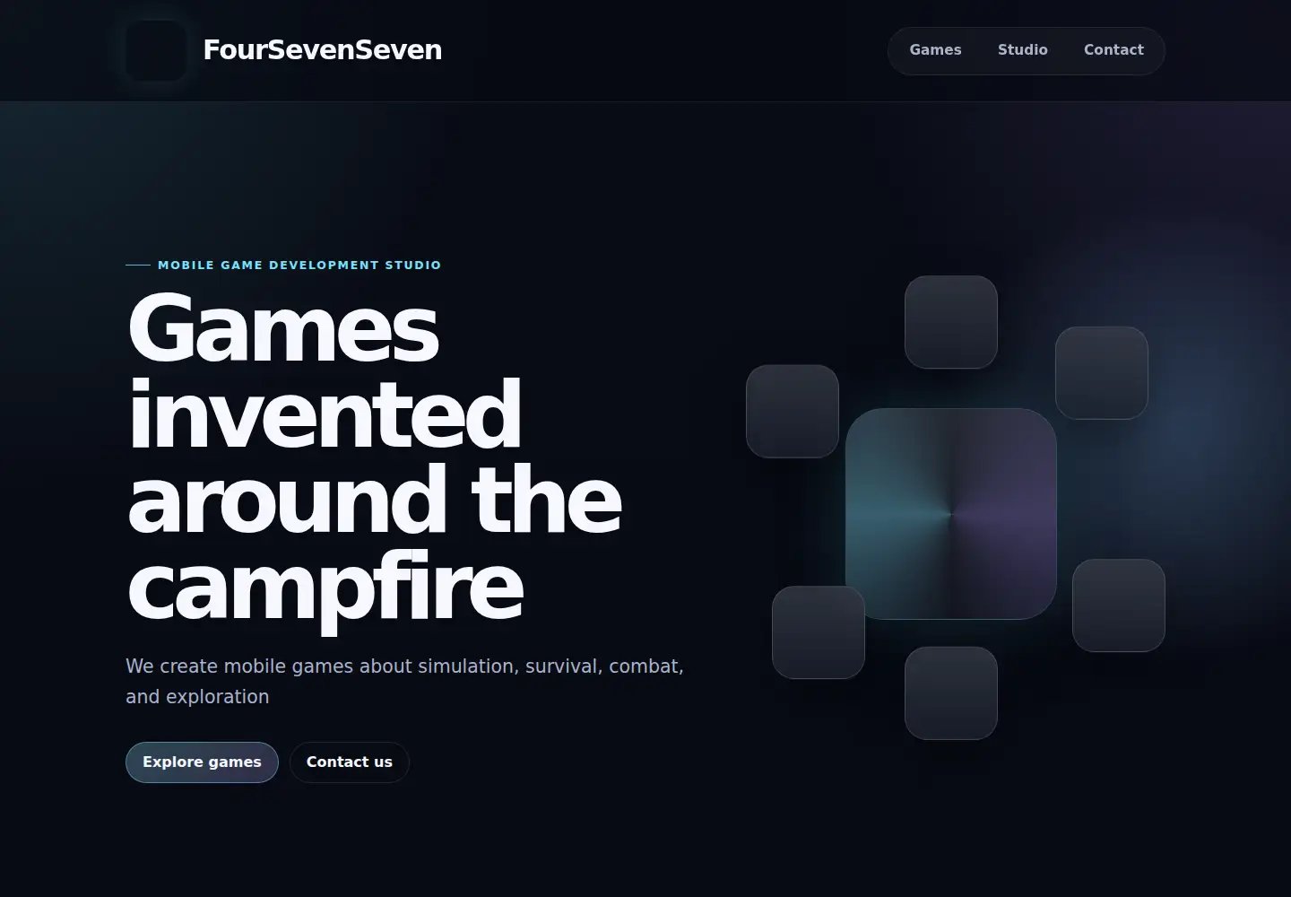 Screenshot of foursevenseven.dev