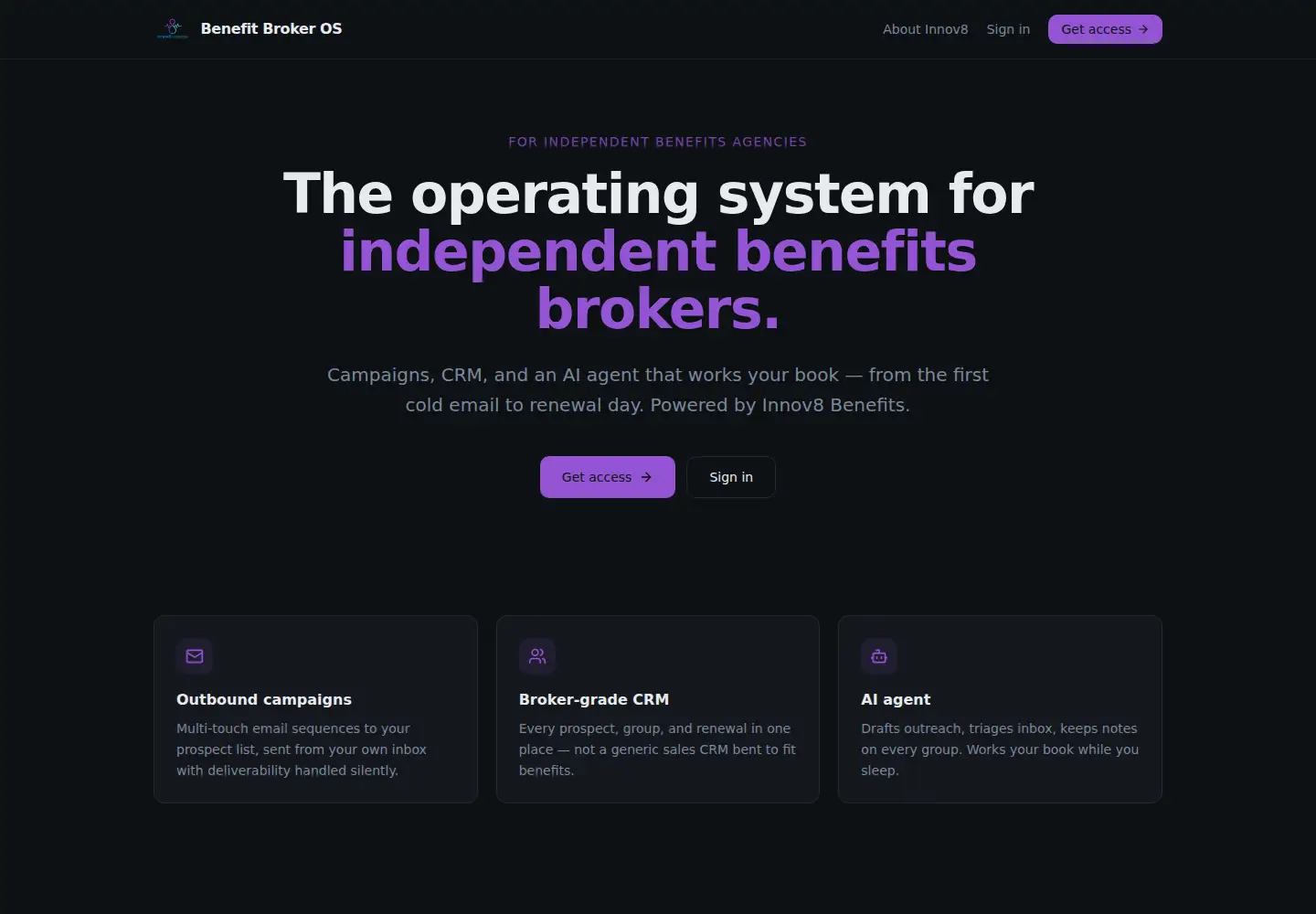 Captured homepage of glassai.dev in the current scan
