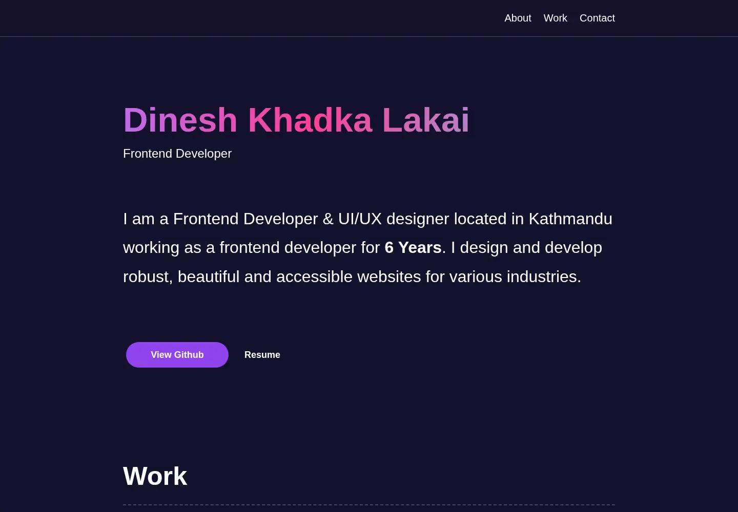 Screenshot of lakai.dev