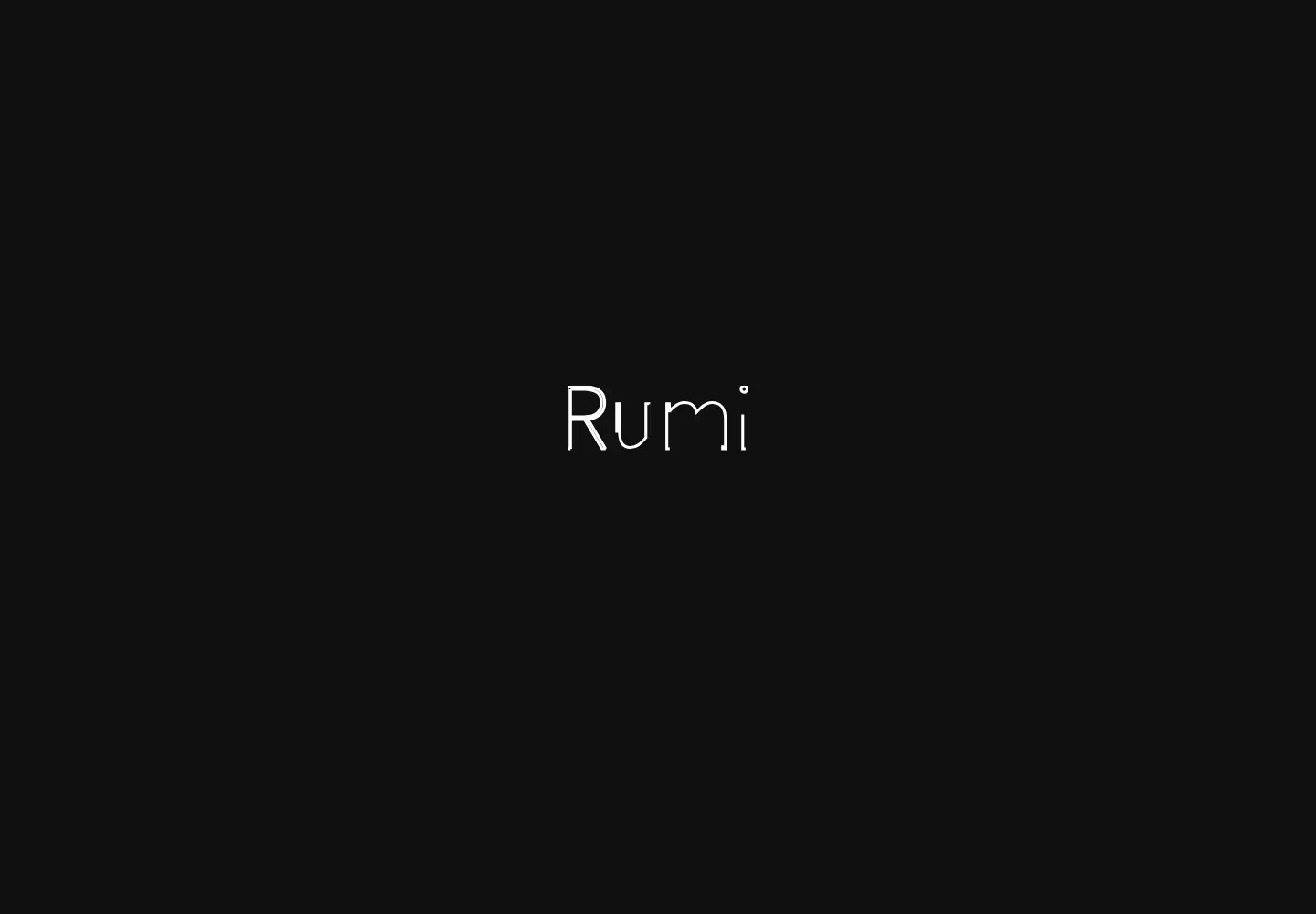 Captured homepage of rumi.dev in the current scan