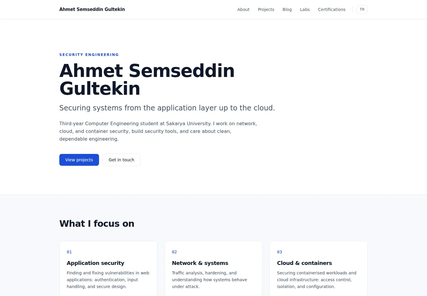Screenshot of shemmus.dev