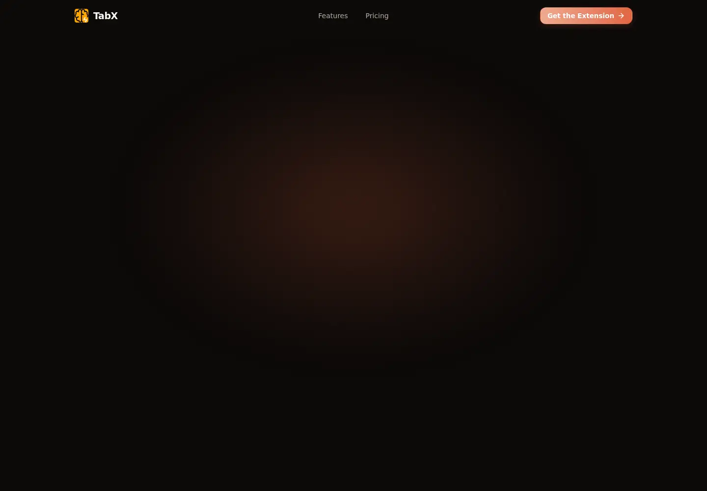 Screenshot of tabx.dev