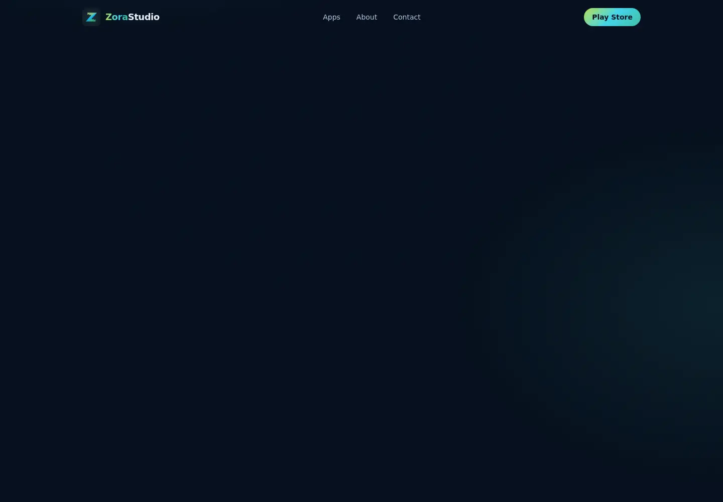 Screenshot of zorastudio.dev