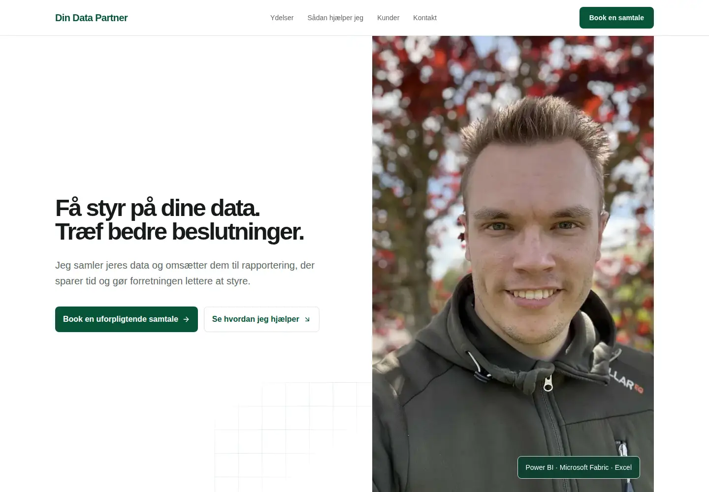 Screenshot of dindatapartner.dk