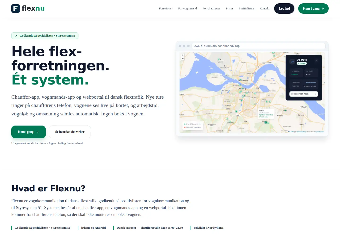 Screenshot of flexnu.dk