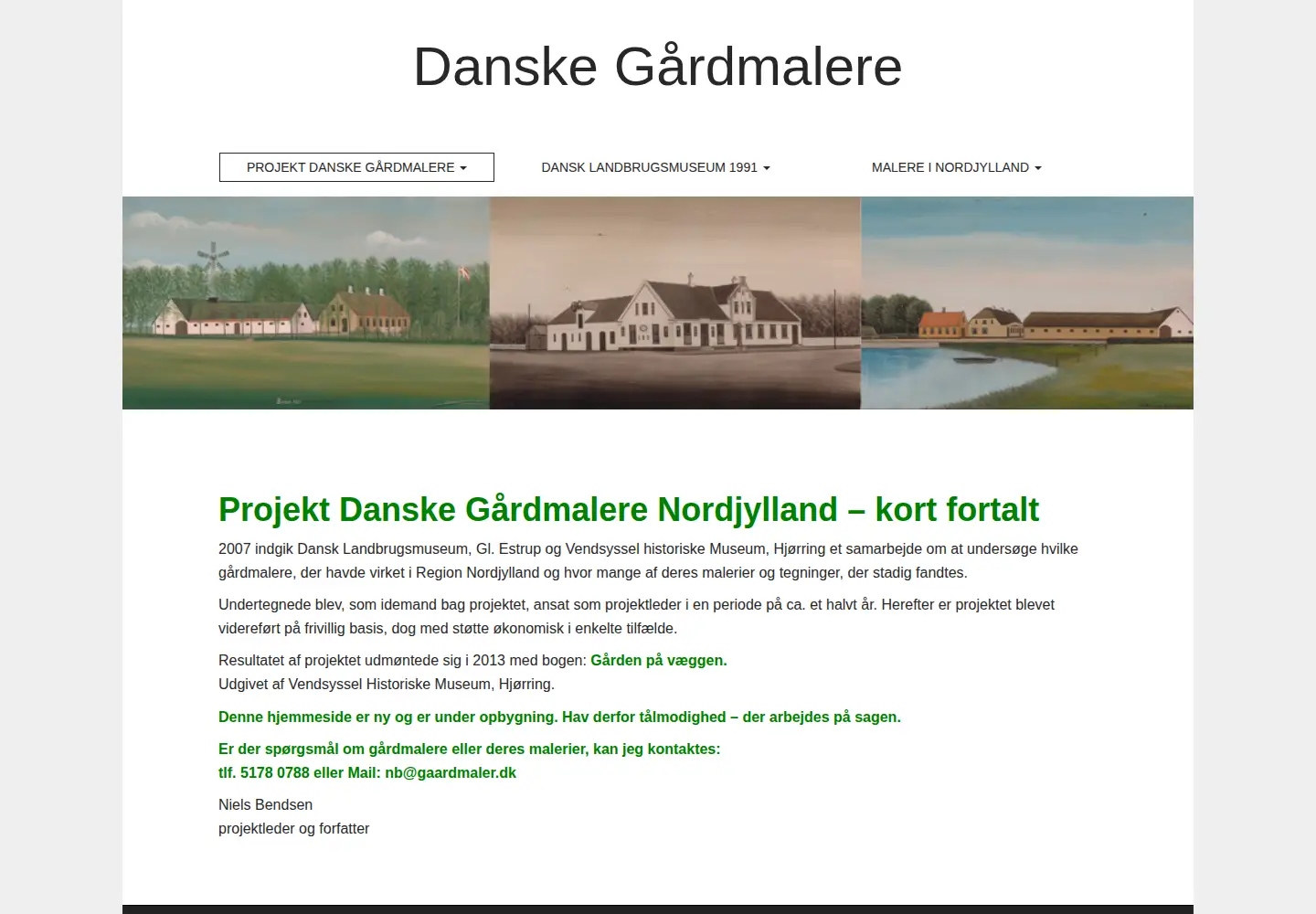 Screenshot of gaardmaler.dk