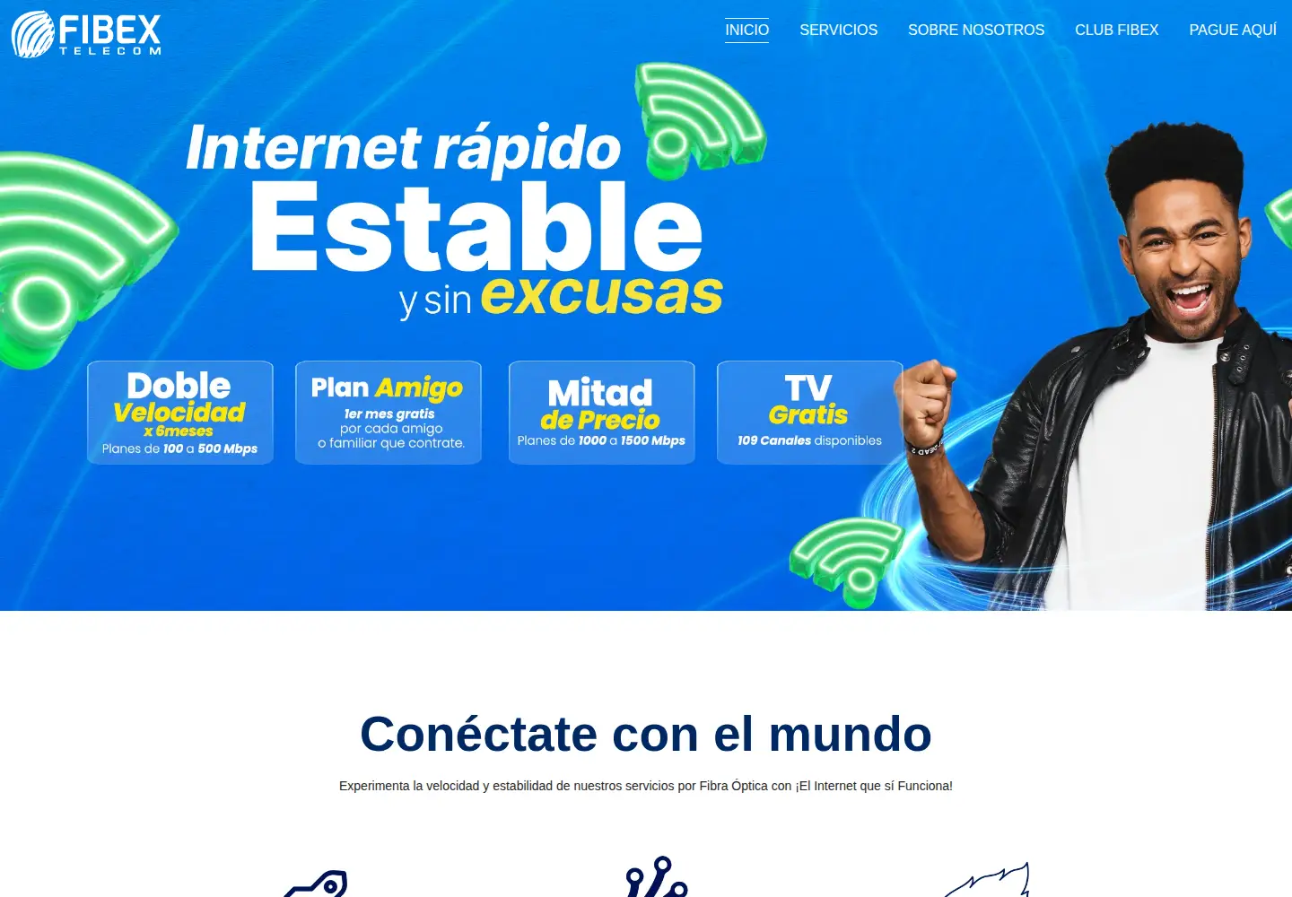 Screenshot of fibex.do