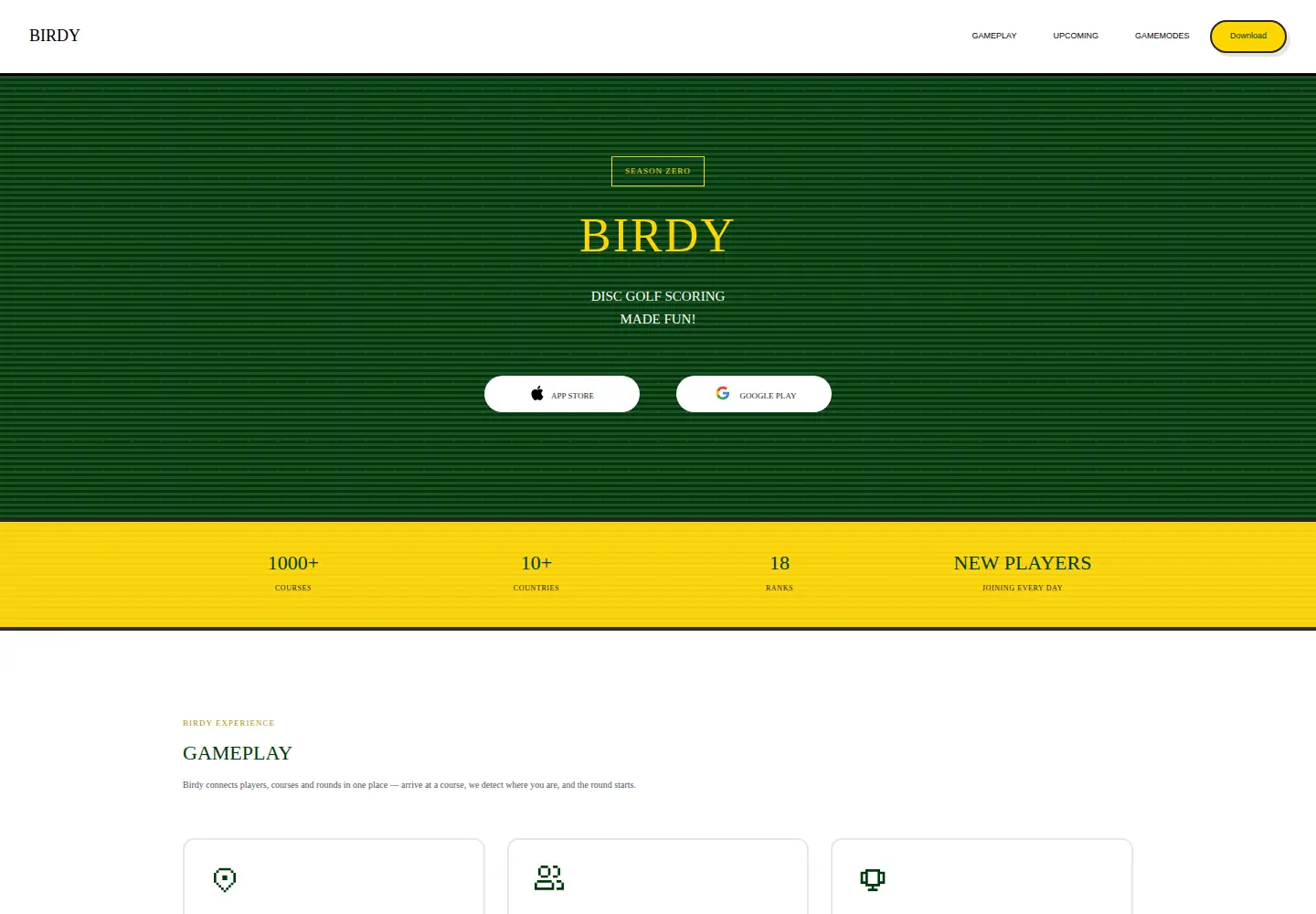 Captured homepage of birdy.ee in the current scan
