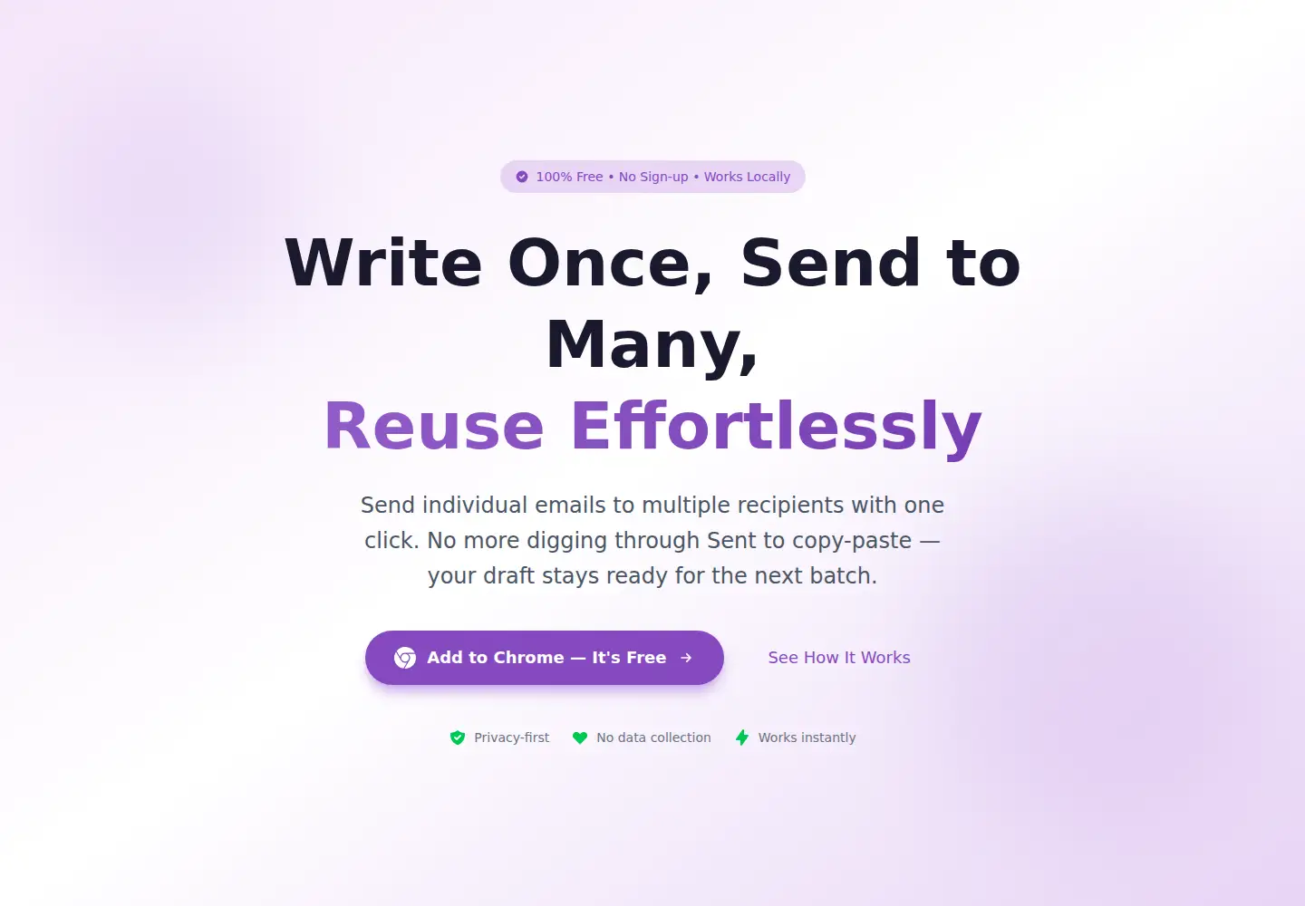 Captured homepage of redraft.email in the current scan