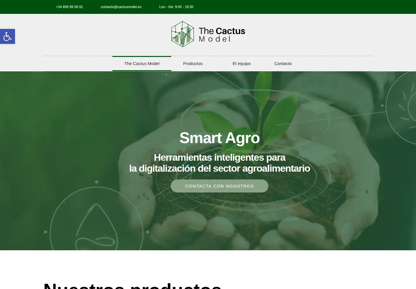 Screenshot of cactusmodel.es