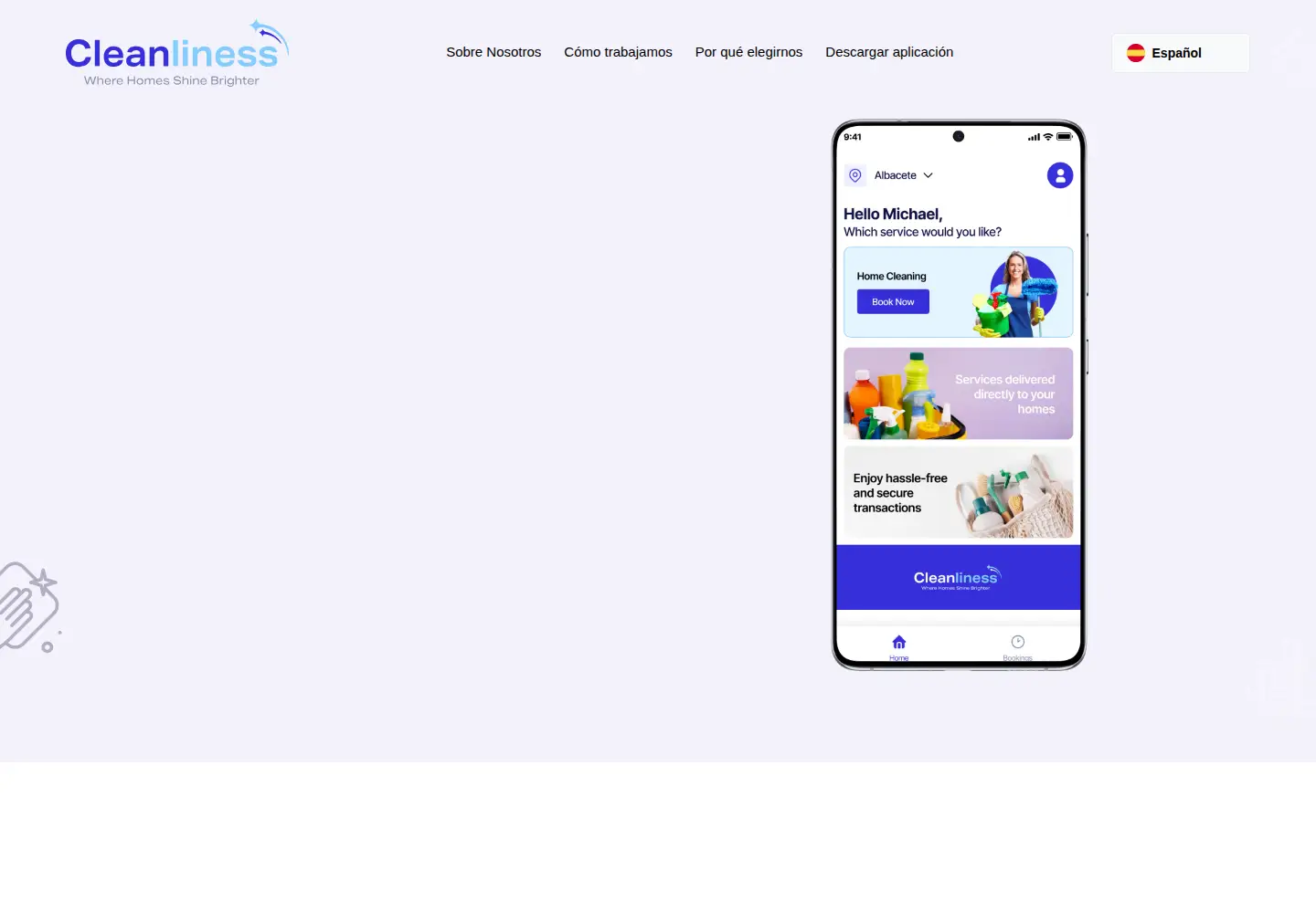 Screenshot of cleanliness.es