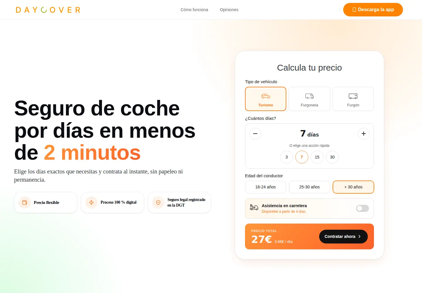 Screenshot of daycover.es
