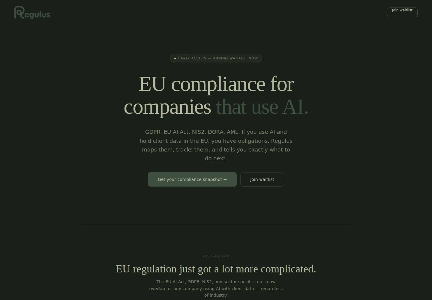 Screenshot of regulusgroup.eu