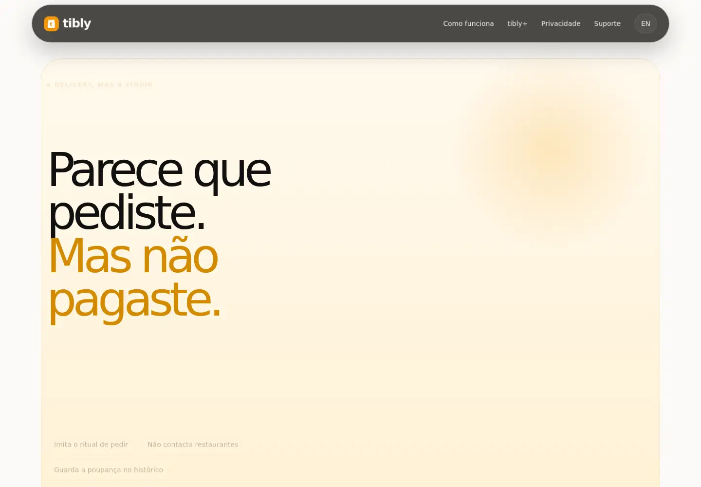 Captured homepage of tibly.eu in the current scan