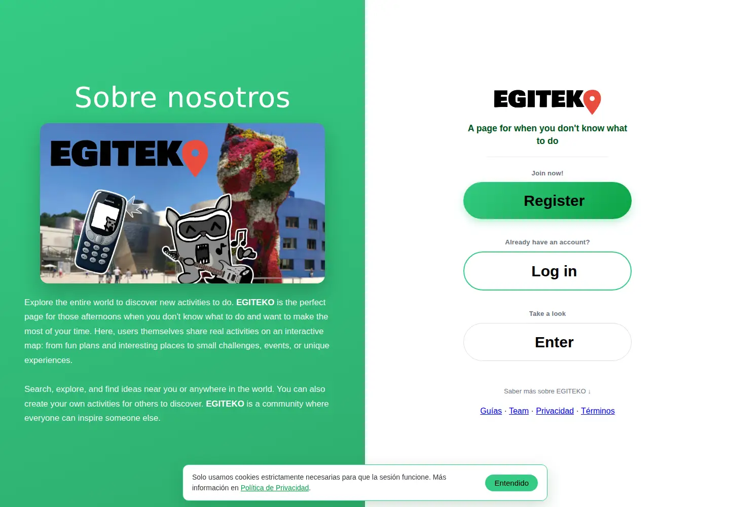 Screenshot of egiteko.eus