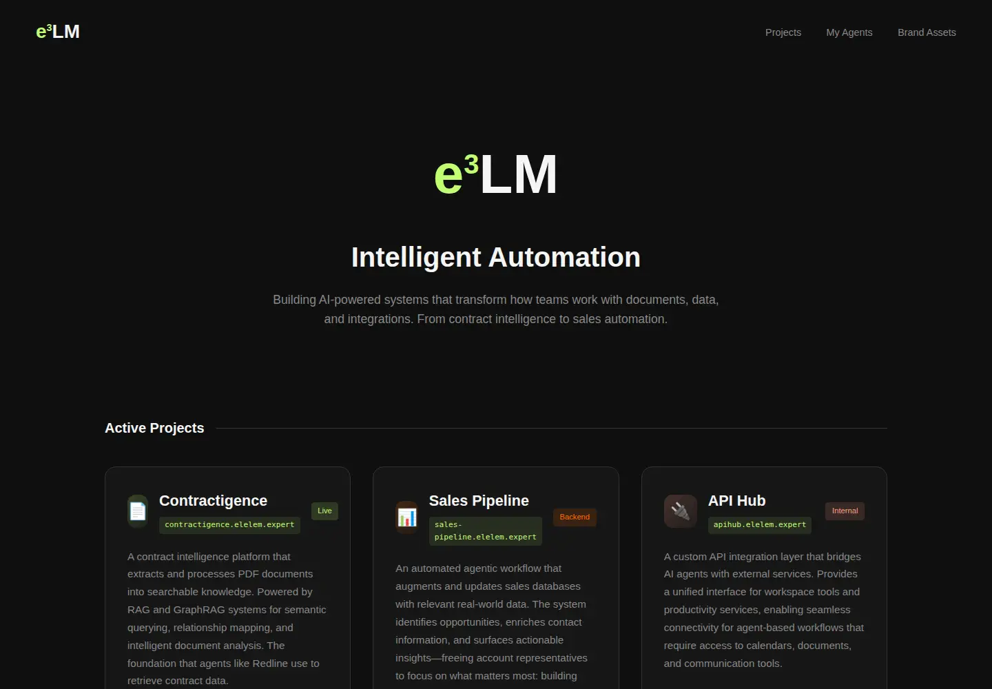 Screenshot of elelem.expert