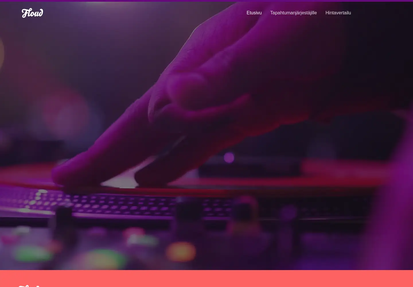 Screenshot of floud.fi