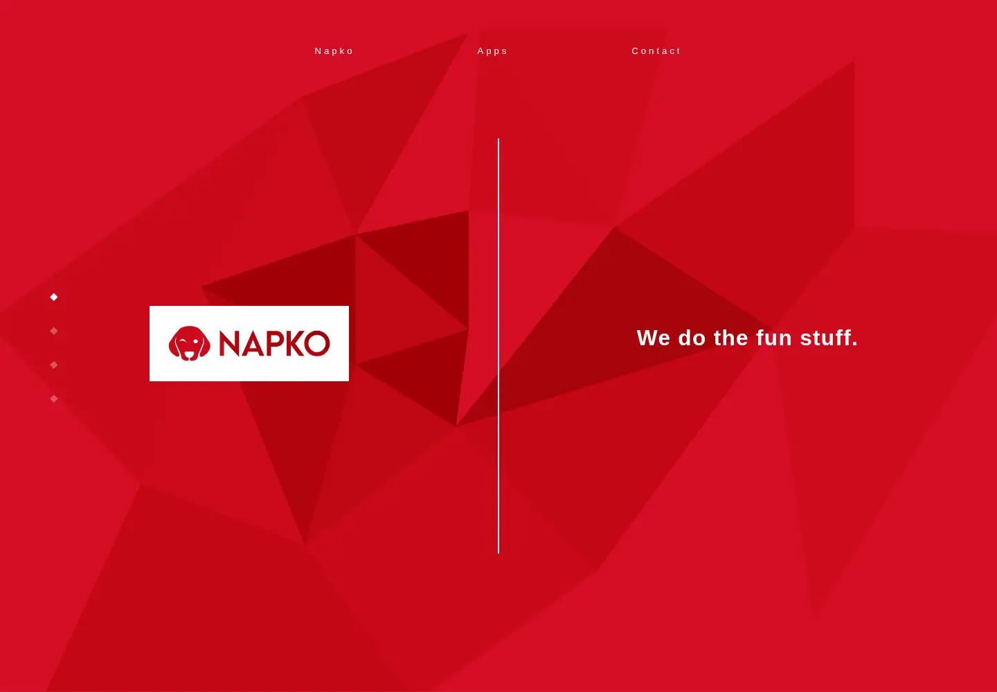 Captured homepage of napko.fi in the current scan
