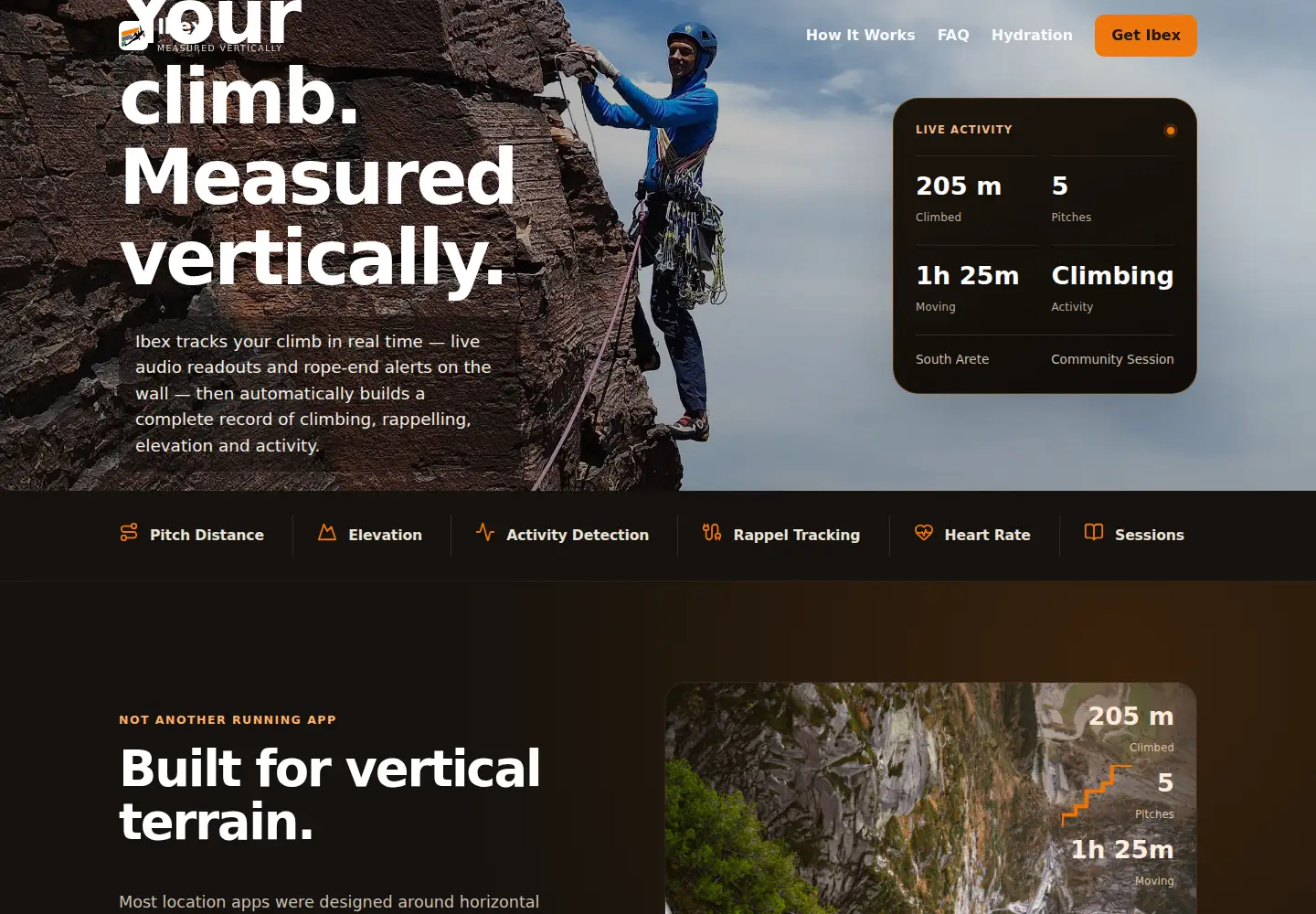 Screenshot of ibex.fit