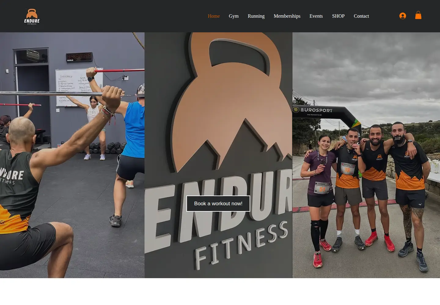 Screenshot of endure.fitness