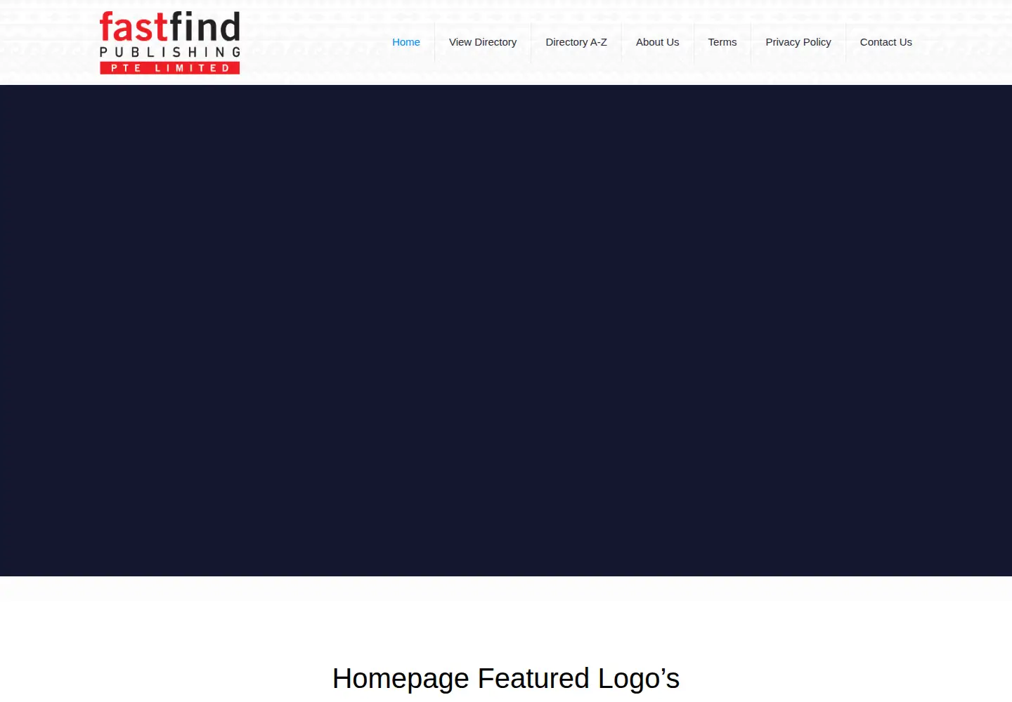Captured homepage of fastfind.com.fj in the current scan