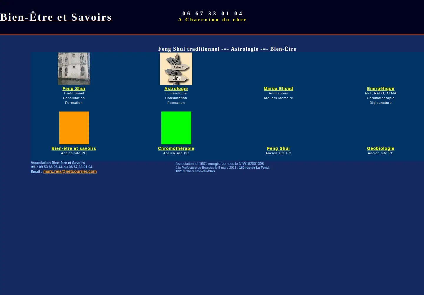 Screenshot of bien-etre-et-savoirs.fr