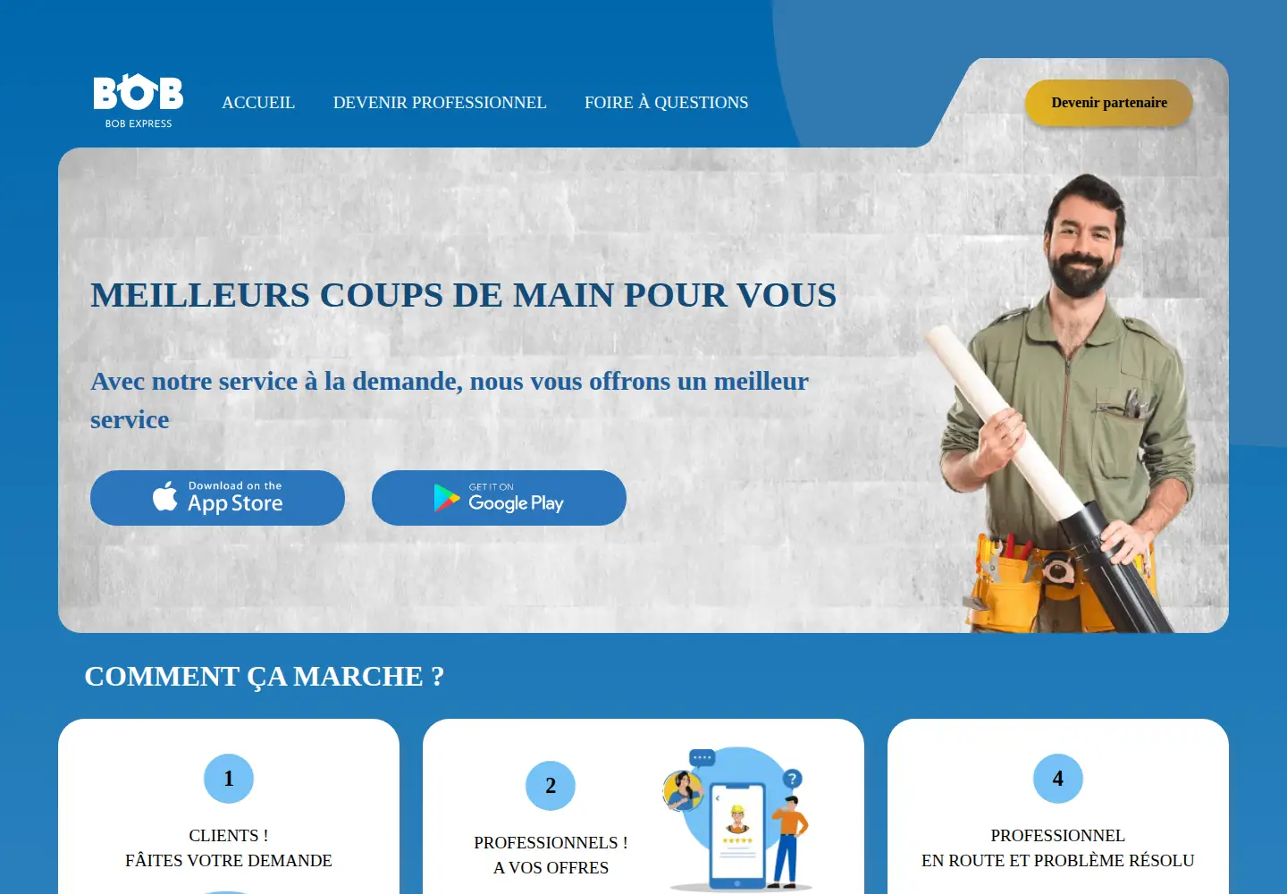 Screenshot of bobexpress.fr