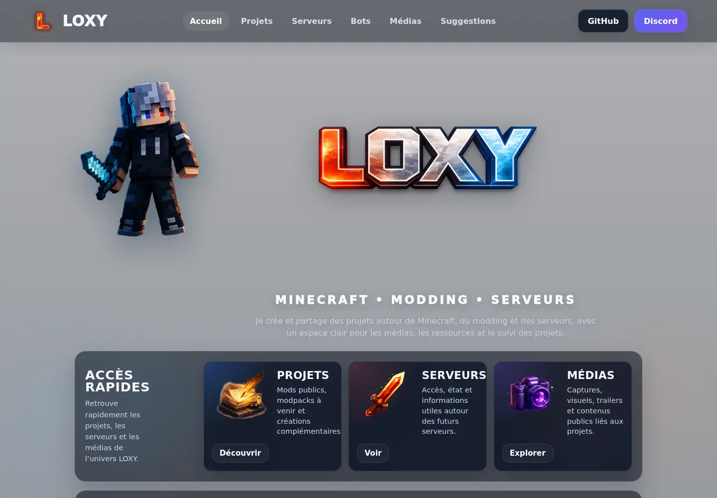 Screenshot of cmloxy.fr